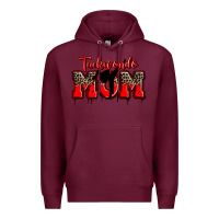 Burgundy taekwondo mom Premium Hoodie - Zillion Design Studio