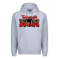 Heather Grey taekwondo mom Premium Hoodie - Zillion Design Studio