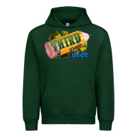 Forest Green third grade dude Urban Hoodie - RanaPortraitStore