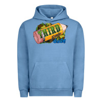 Pigment Pebble Blue third grade dude Urban Hoodie - RanaPortraitStore