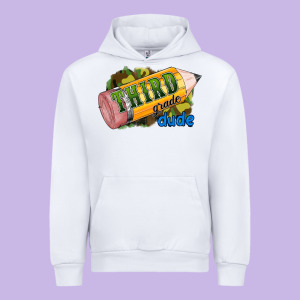 Third Grade Dude Urban Hoodie Designed By Ranaportraitstore