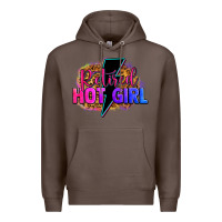 Coffee retired hot girl Premium Hoodie - Zillion Design Studio