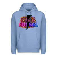 Colony Blue retired hot girl Premium Hoodie - Zillion Design Studio