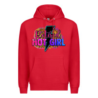 Red retired hot girl Premium Hoodie - Zillion Design Studio