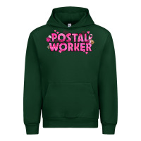 Forest Green Breast Cancer Postal Worker Urban Hoodie - texasbilliewilder