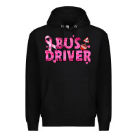 Black breast cancer bus driver Premium Hoodie - texasbilliewilder