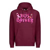 Burgundy breast cancer bus driver Premium Hoodie - texasbilliewilder