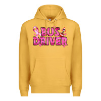 Mustard breast cancer bus driver Premium Hoodie - texasbilliewilder