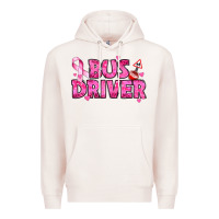 Pale Pink breast cancer bus driver Premium Hoodie - texasbilliewilder