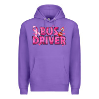 Purple breast cancer bus driver Premium Hoodie - texasbilliewilder