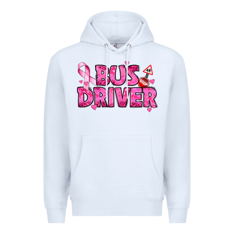 Breast Cancer Bus Driver Premium Hoodie by texasbilliewilder | Teevron
