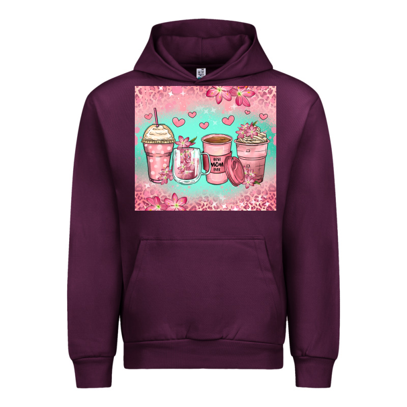 Best Mom Ever Coffee Cups Urban Hoodie by Zillion Design Studio | Teevron