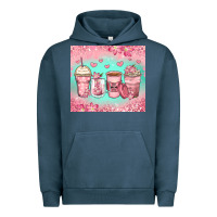 Pigment Midnight Navy best mom ever coffee cups Urban Hoodie - Zillion Design Studio