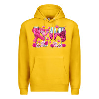 Lemon breast cancer wine glasses Premium Hoodie - texasbilliewilder