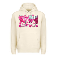 Tofu breast cancer wine glasses Premium Hoodie - texasbilliewilder