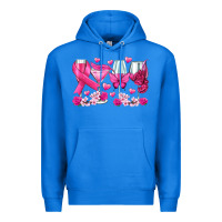 True Royal breast cancer wine glasses Premium Hoodie - texasbilliewilder