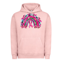 Pigment Salmon Breast Cancer Rainbow Urban Hoodie - texasbilliewilder
