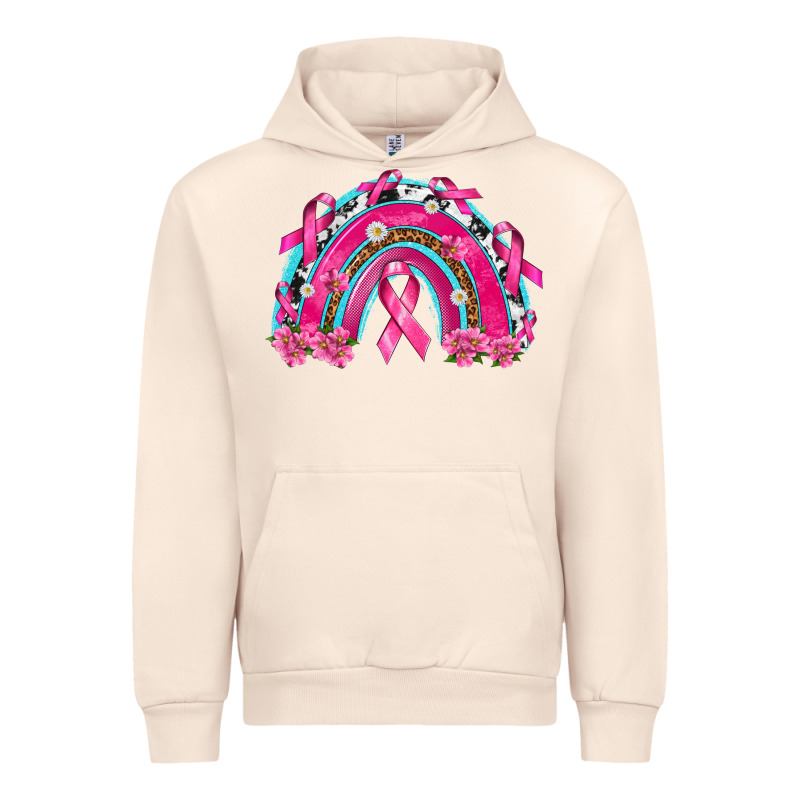 Breast Cancer Rainbow Urban Hoodie by texasbilliewilder | Teevron