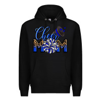 Black Cheer mom Premium Hoodie - Zillion Design Studio