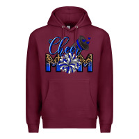 Burgundy Cheer mom Premium Hoodie - Zillion Design Studio