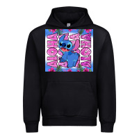 Black aloha stitch Urban Hoodie - Zillion Design Studio