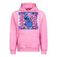 Fuchsia Pink aloha stitch Urban Hoodie - Zillion Design Studio