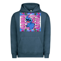 Pigment Midnight Navy aloha stitch Urban Hoodie - Zillion Design Studio