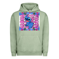 Pigment Oil Green aloha stitch Urban Hoodie - Zillion Design Studio