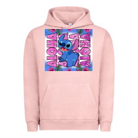 Pigment Salmon aloha stitch Urban Hoodie - Zillion Design Studio