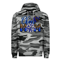 Slate Camo Cheer mom Premium Hoodie - Zillion Design Studio