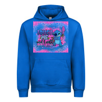 Cobalt touch me and i will bite you stitch Urban Hoodie - Zillion Design Studio
