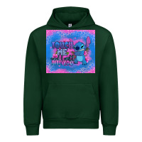 Forest Green touch me and i will bite you stitch Urban Hoodie - Zillion Design Studio