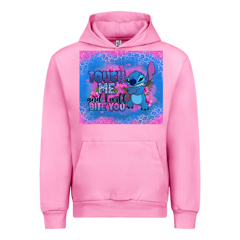 Touch Me And I Will Bite You Stitch Urban Hoodie by Zillion Design Studio | Teevron