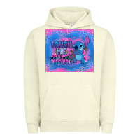 Pigment Pistachio touch me and i will bite you stitch Urban Hoodie - Zillion Design Studio