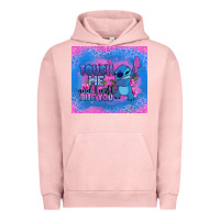 Pigment Salmon touch me and i will bite you stitch Urban Hoodie - Zillion Design Studio