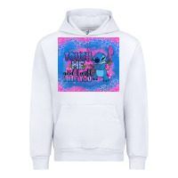 White touch me and i will bite you stitch Urban Hoodie - Zillion Design Studio