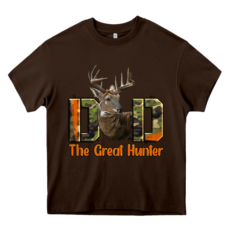 Western Dad The Great Deer Hunter Heavy Core Tee by LillyAllenDesigns | Teevron