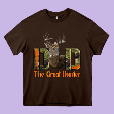 Western Dad The Great Deer Hunter Heavy Core Tee Designed By Lillyallendesigns