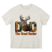 Cream Western Dad The Great Deer Hunter Heavy Core Tee - LillyAllenDesigns