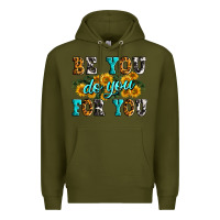 Army Green be you do you for you Premium Hoodie - Zillion Design Studio