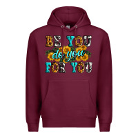 Burgundy be you do you for you Premium Hoodie - Zillion Design Studio