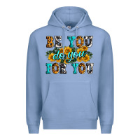 Colony Blue be you do you for you Premium Hoodie - Zillion Design Studio