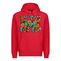 Red be you do you for you Premium Hoodie - Zillion Design Studio