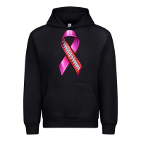 Black Breast Cancer Ribbon American Football Urban Hoodie - texasbilliewilder