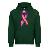 Forest Green Breast Cancer Ribbon American Football Urban Hoodie - texasbilliewilder