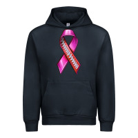 Navy Breast Cancer Ribbon American Football Urban Hoodie - texasbilliewilder