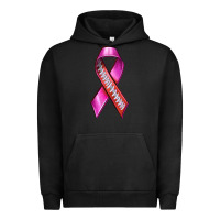 Pigment Black Breast Cancer Ribbon American Football Urban Hoodie - texasbilliewilder