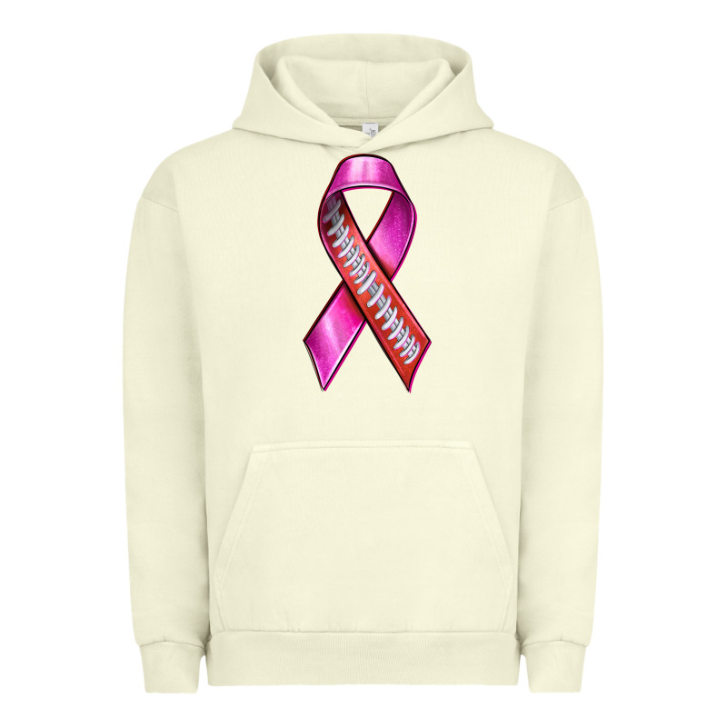 Breast Cancer Ribbon American Football Urban Hoodie by texasbilliewilder | Teevron