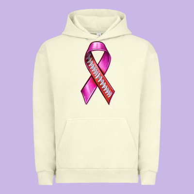 Breast Cancer Ribbon American Football Urban Hoodie Designed By Texasbilliewilder