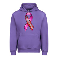Tulip Breast Cancer Ribbon American Football Urban Hoodie - texasbilliewilder